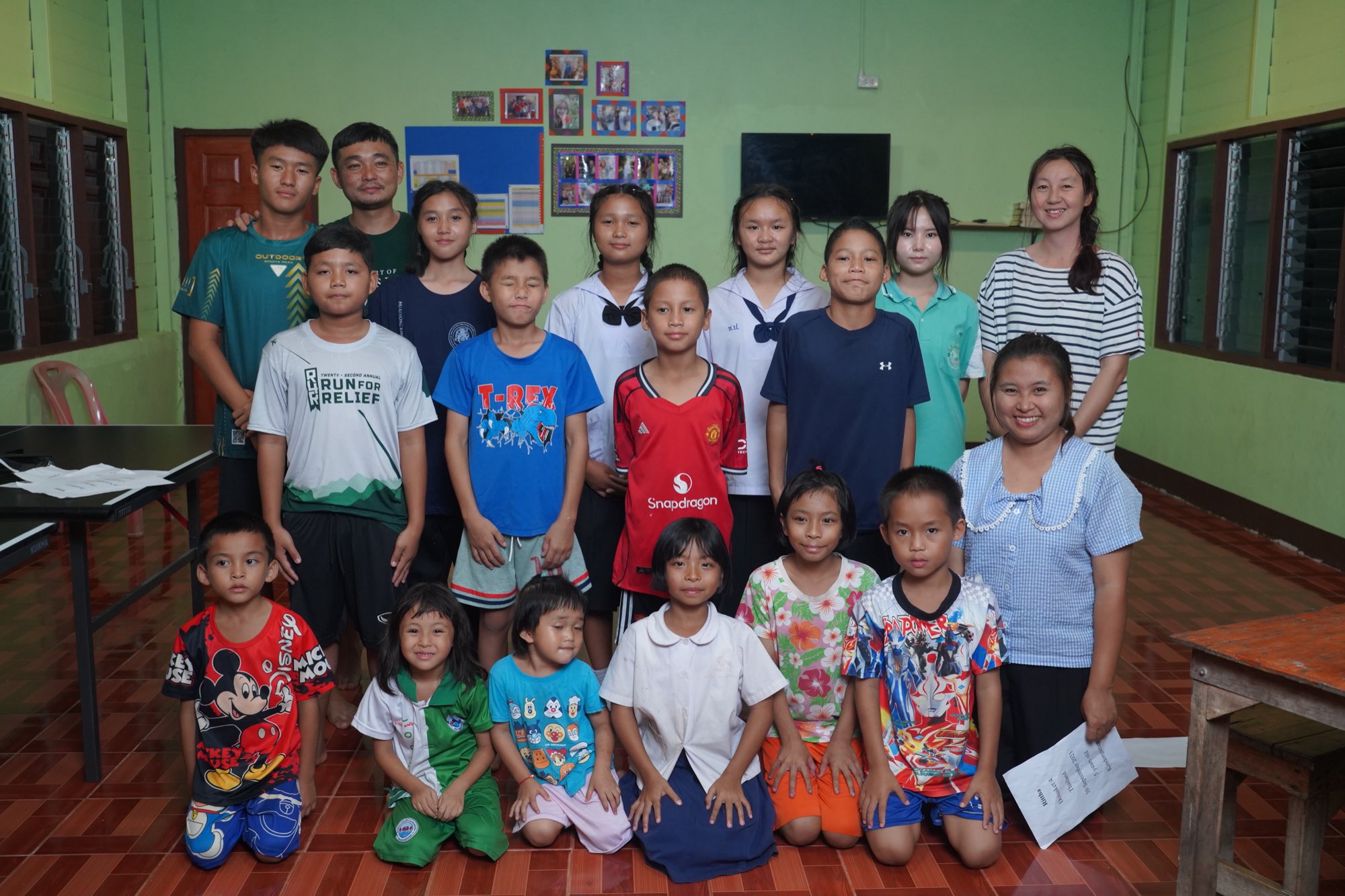 A Kinship family — caregivers with their children