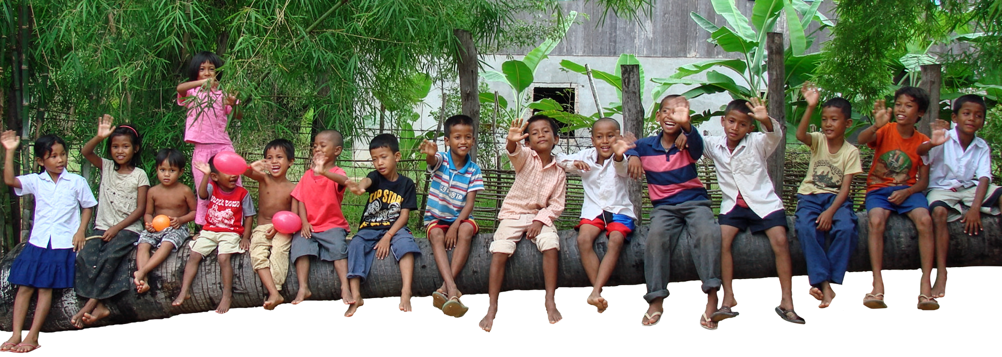 Group of smiling children